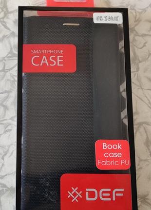 Чохол def samsung a10s book case blue
