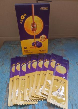Нічна маска для обличчя frudia blueberry honey