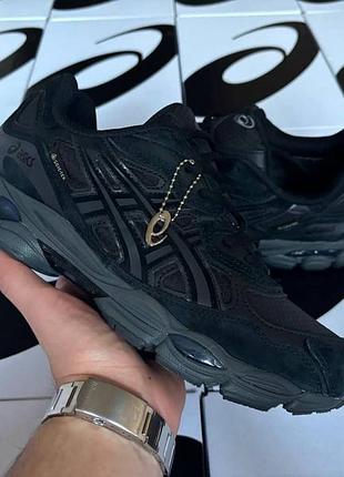 Мужские кроссовки asics gel-nyc black gore-tex термо обуви