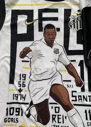 Футболка футбольного клуба сантос santos pele пеле