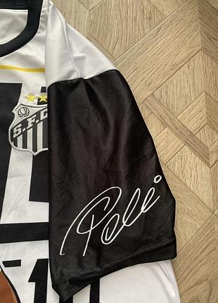 Футболка футбольного клуба сантос santos pele пеле