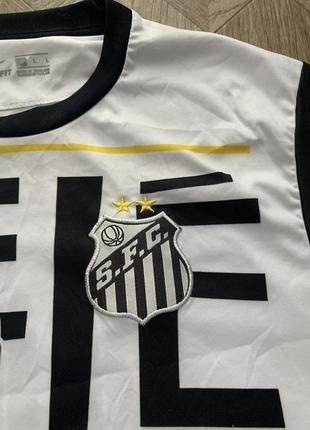 Футболка футбольного клуба сантос santos pele пеле