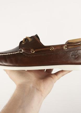 Топсайдеры timberland 2 eye boat shoe размер 9 m=42=27см