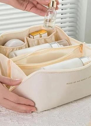 Велика містка дорожня косметичка, , дорожній органайзер, сумка для косметики