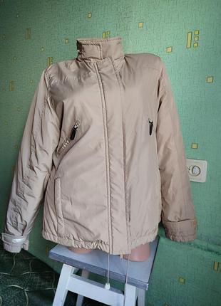 Куртка. женская курточка. l-xl. женская куртка. бежевая курточка.