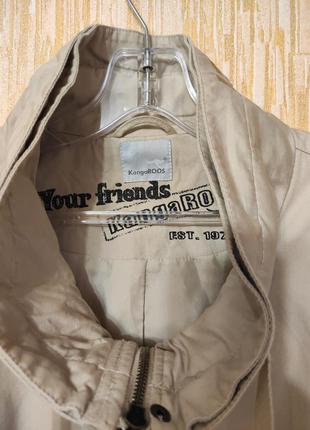 Жіноча легка котонова куртка тренч парка батал на р.64-66