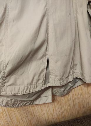 Жіноча легка котонова куртка тренч парка батал на р.64-66