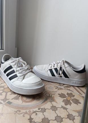 Кожаные кеды adidas