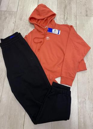 Спортивный костюм плотная трехнить adidas подсолнечник
