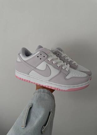 Кроссовки nike sb dunk low light pink/white❄️