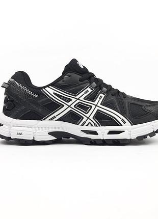 Asics gel kahana 8 черный с белым