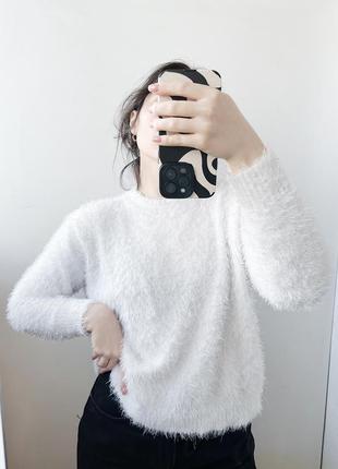 Пухнастий светр h&amp;m