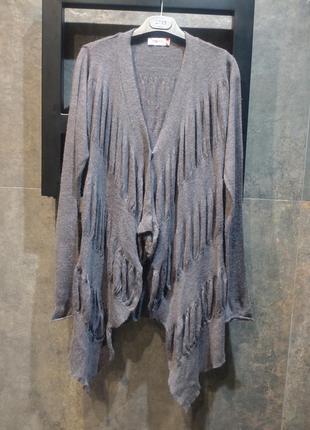 Італійський кардиган kontatto бохо вовна альпака розмір s/m
