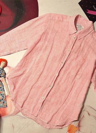 Лляна брендова сорочка marks & spencer, розмір 10/38 або m, колекція 2023 року