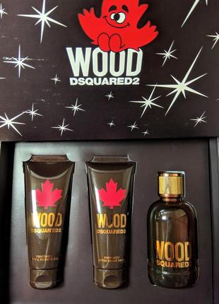 Подарочный набор dsquared² wood for him..оригинал 100%.