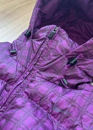 Стильный теплый пуховик nike puffer quilted down 800 Grey jacket4 фото
