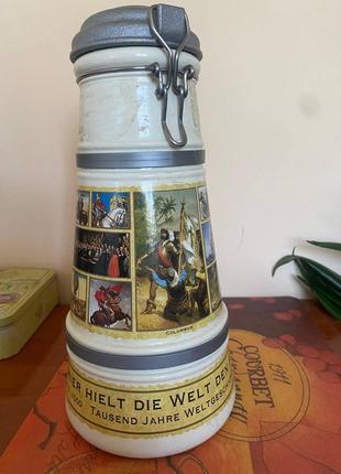 Антикварний фарфоровий графин, термос для пива та вина