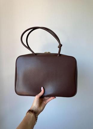 Сумка в стиле miumiu шоколад 6