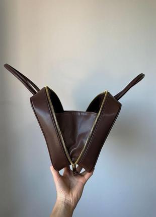 Сумка в стиле miumiu шоколад 8