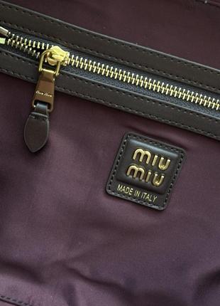 Сумка в стиле miumiu шоколад 9