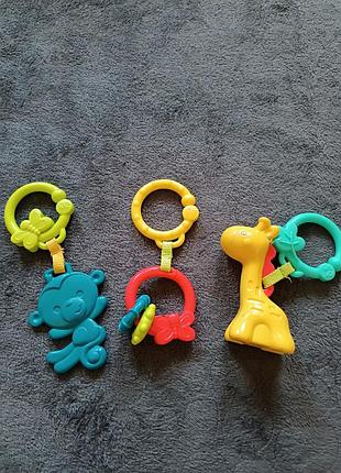 Набор подвесок на мобиль, коврик, кляску fisher price