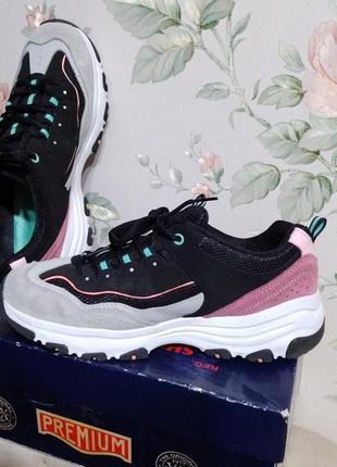 Кожаные кроссовки  skechers