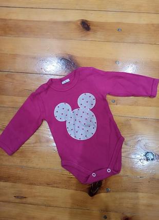 Боди песочник гребашонка с рукавом человечек