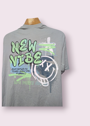 Футболка chillin oversize розмір s-m оверсайз ідеальний стан