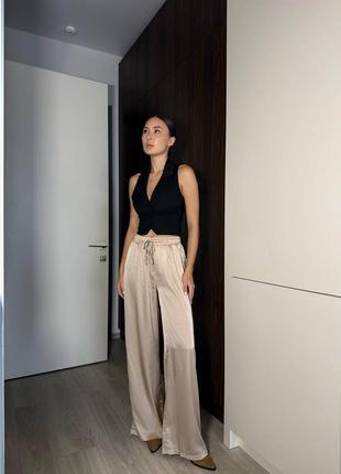 Шелковые брюки