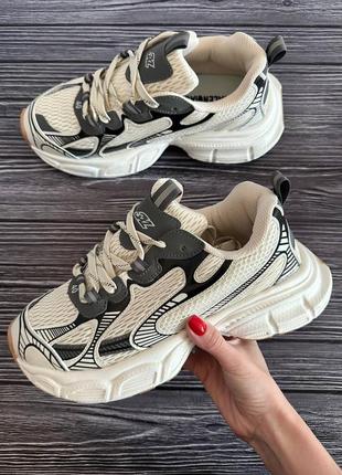 ‼️ разграждай!️ кроссовки balenciaga 3xl milk