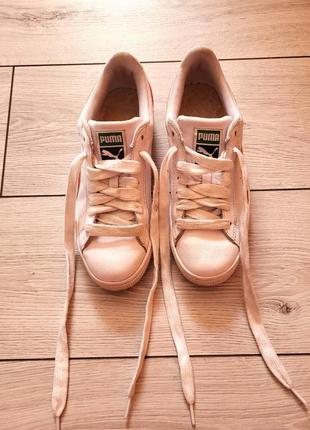 Кожаные кроссовки кеды puma suede