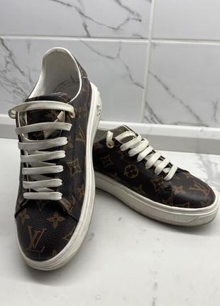 Кожаные кеды louis vuitton