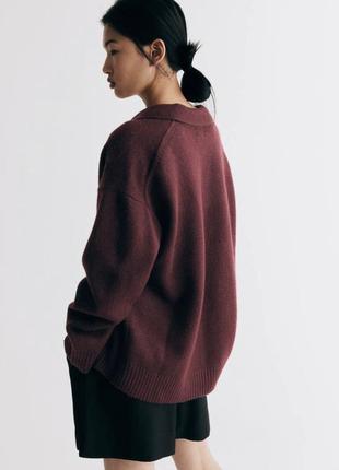 Свитер поло h&amp;m с воротником (размеры s, m)