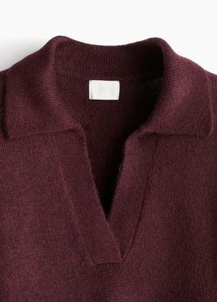 Свитер поло h&amp;m с воротником (размеры s, m)