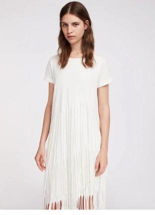 Красивое многослойное платье allsaints london