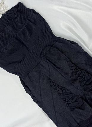 Высокие корректирующие корректирующие бесшовные утягивающие дышащие черные шортики...