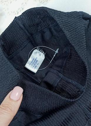 Высокие корректирующие корректирующие бесшовные утягивающие дышащие черные шортики...