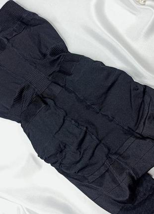 Высокие корректирующие корректирующие бесшовные утягивающие дышащие черные шортики...