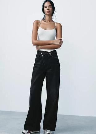 Джинси жіночі чорні zara new