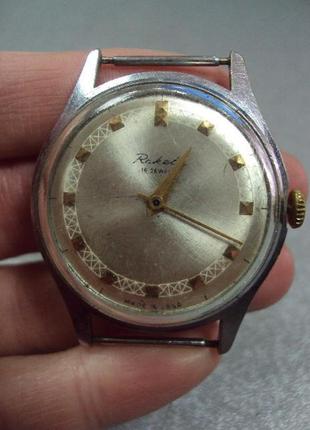 Наручные часы ракета 16 камней ссср механизм 21 камень длина 4,2 см не на ходу №11984