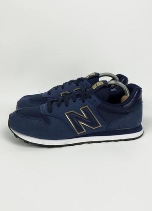 Легкие кроссовки new balance 500 wmns gw500ngn оригинал синие размер 41