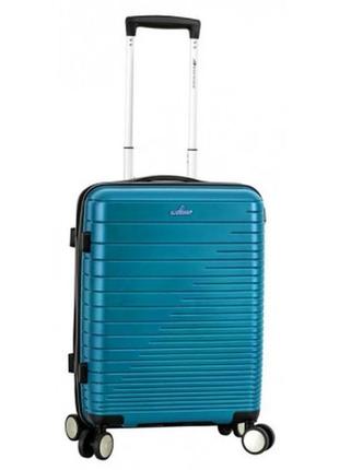 Большой дорожный чемодан полипропилен бирюзовый (101л) арт.33703 blue (l) snowball франція