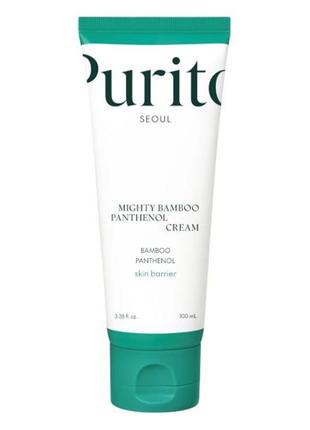 Purito seoul mighty bamboo panthenol cream – відновлюючий крем з пантенолом 100 мл