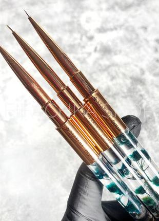 Кисть для прорисовки тонких линий starlet professional с цветами #000 (5 мм)