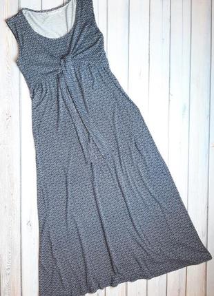 💥1+1=3 стильное длинное трикотажное платье jojo maman bebe, размер 46 - 48