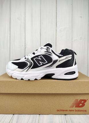 Кроссовки new balance 530 white black