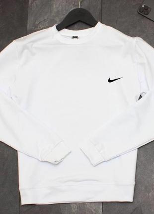 Світшот nike лого (білий колір)