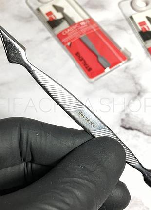 Лопатка манікюрна плоска, пушер + топірець staleks classic 10 type 1