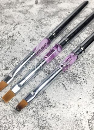 Кисть для геля starlet professional №8, ровная (10 мм)