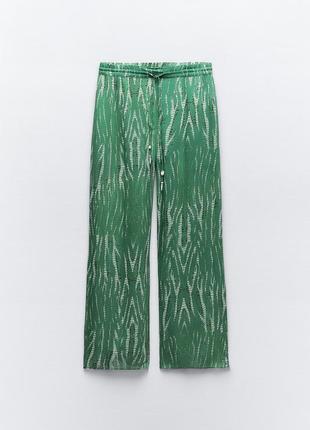В наявності жіночі віскозні зелені брюки